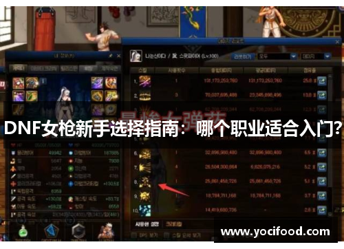 DNF女枪新手选择指南:哪个职业适合入门? DNF女枪新手选择指南:哪个职业适合入门?